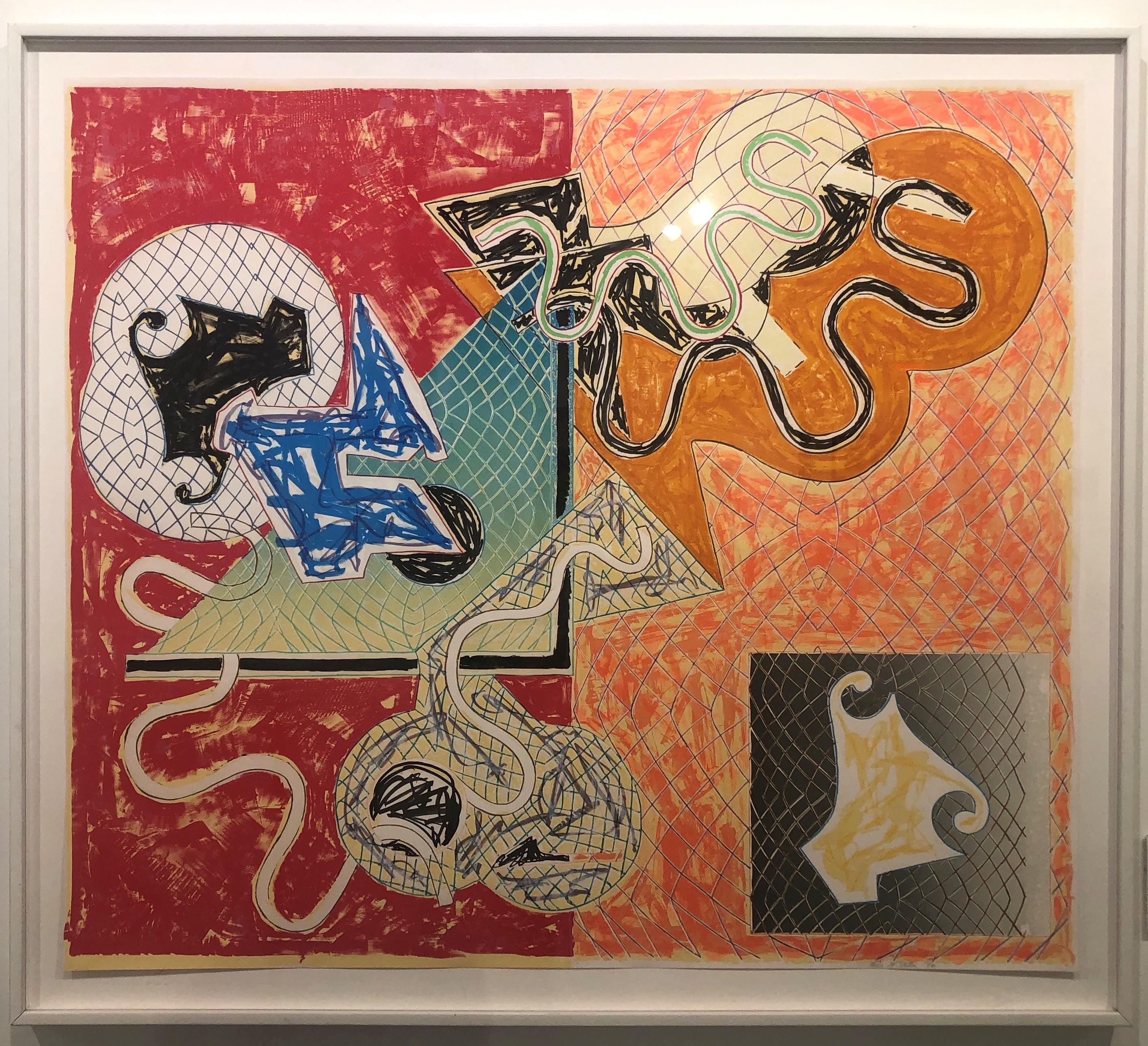 Frank Stella Abstract Print - Shards IV