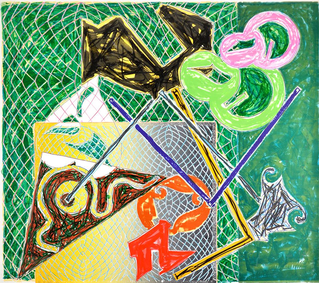 Frank Stella Abstract Print - Shards V