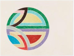 Variazione Sinjerli I  Litografia e serigrafia firmata a mano Ed. 100. Creato nel 1977