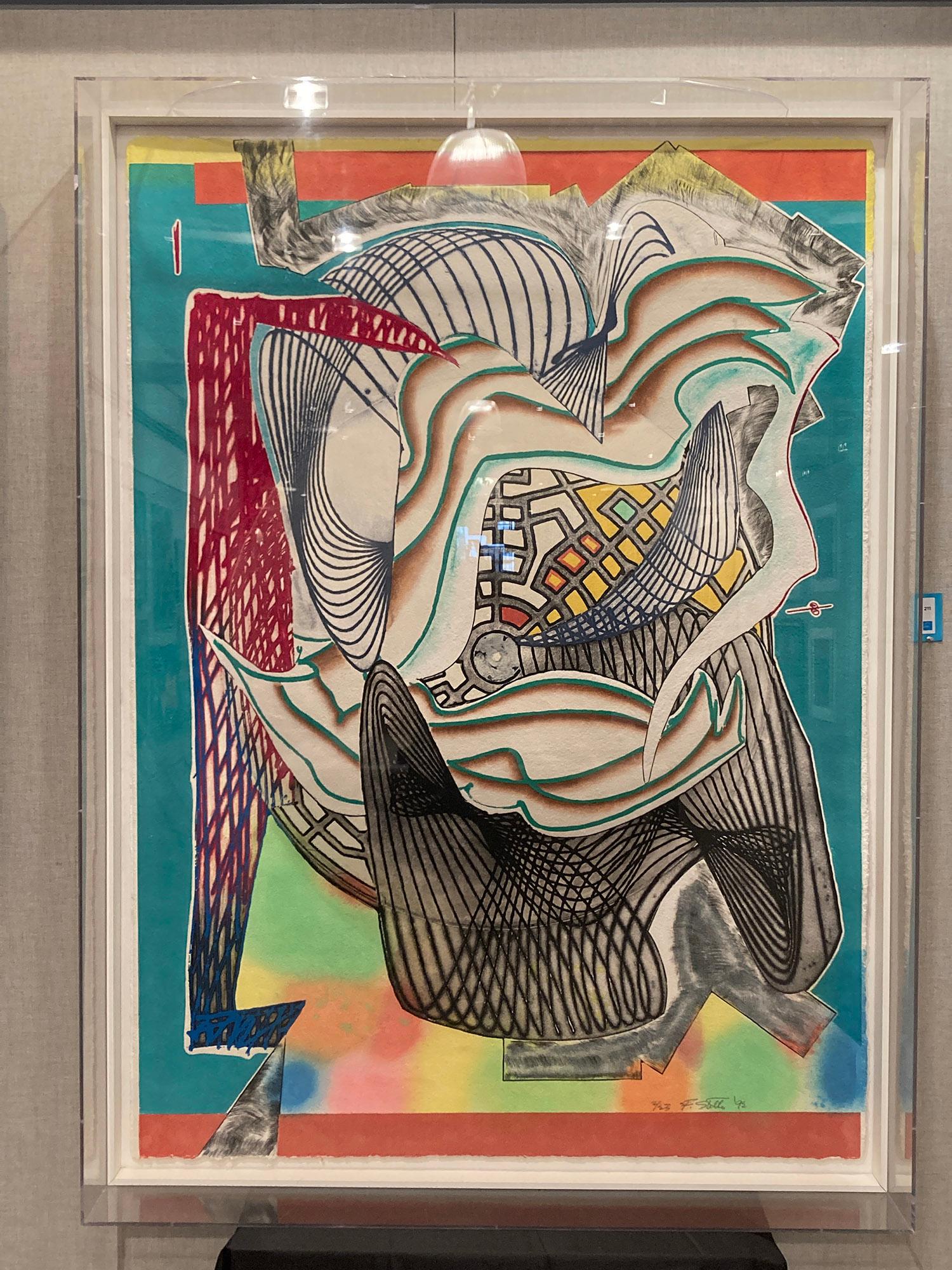 The Funeral (Dome) From Moby Dick Domes, 1992 - Print by Frank Stella