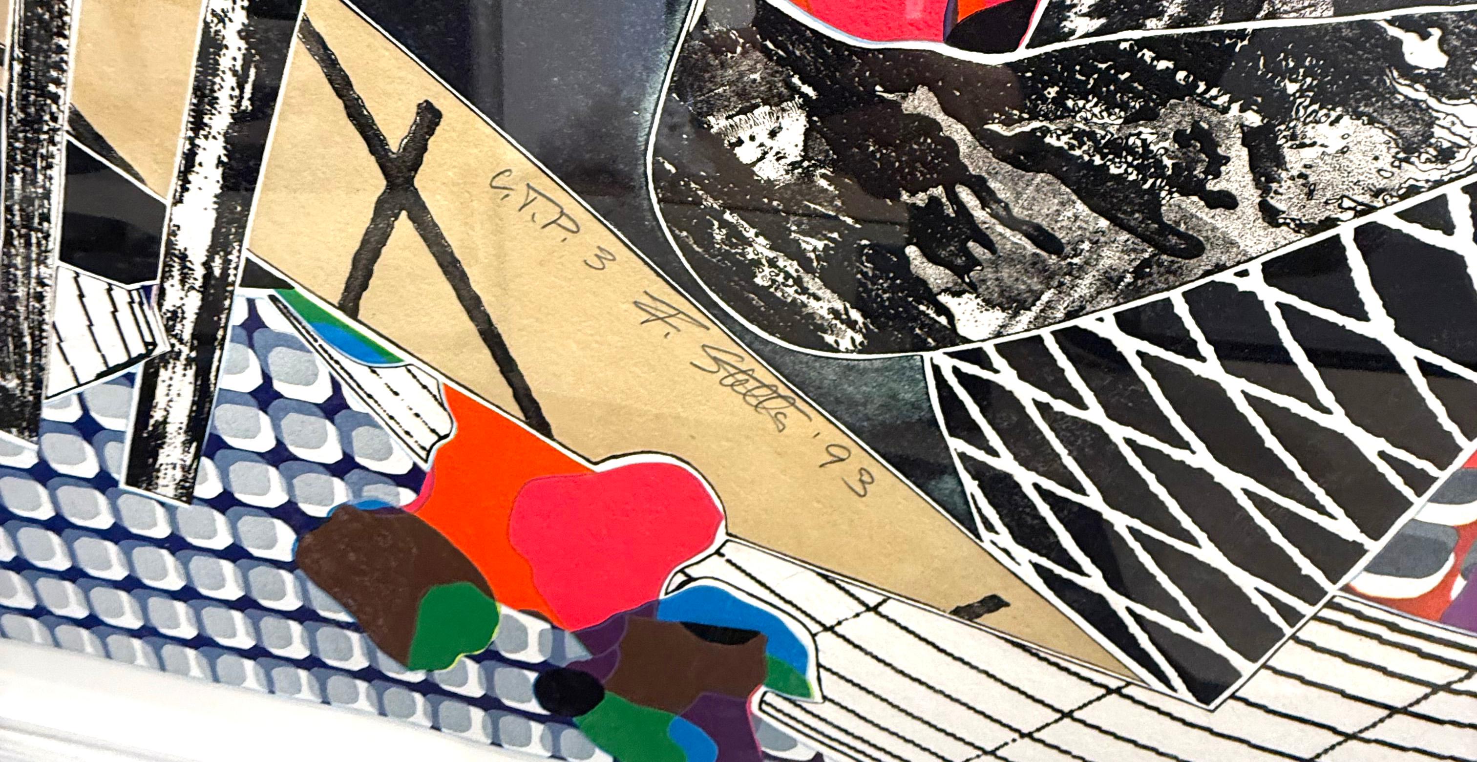 The Pequod Meets the Jeroboam - Print by Frank Stella