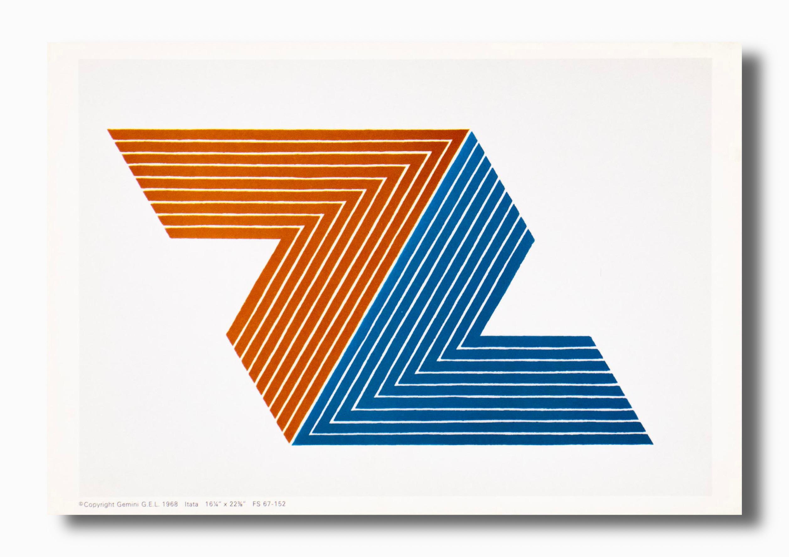Frank Stella Abstract Print - The V Series - Complete 1960s Gemini G.E.L. Portfolio