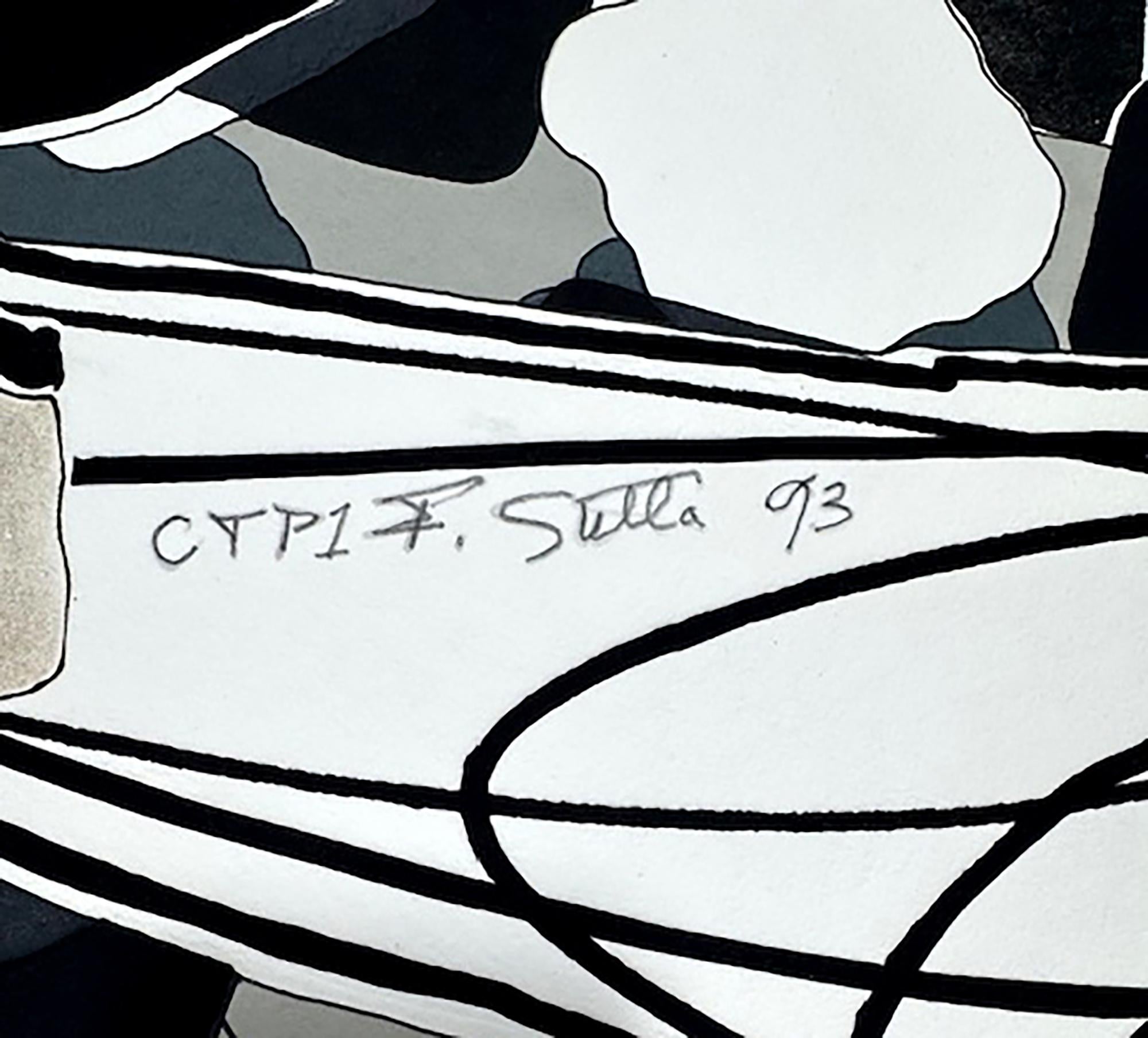 The Whale-Watch, from the Moby Dick Deckle Edges Series - Print by Frank Stella