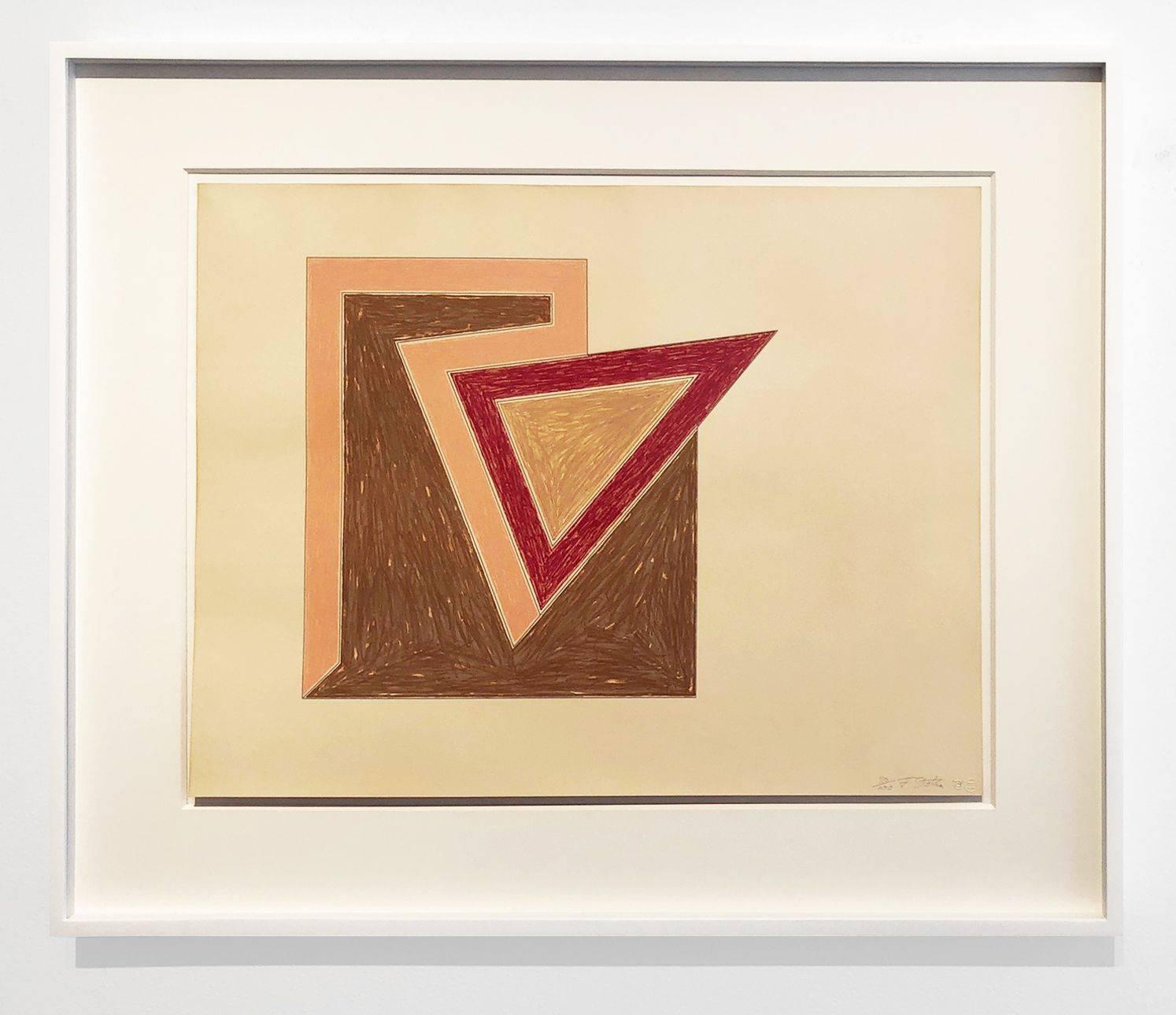 Frank Stella Abstract Print - Tuftonboro (from Eccentric Polygons Series)