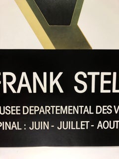 Vintage Frank Stella poster Musee des Vosges  (Konskie II, Polish village)