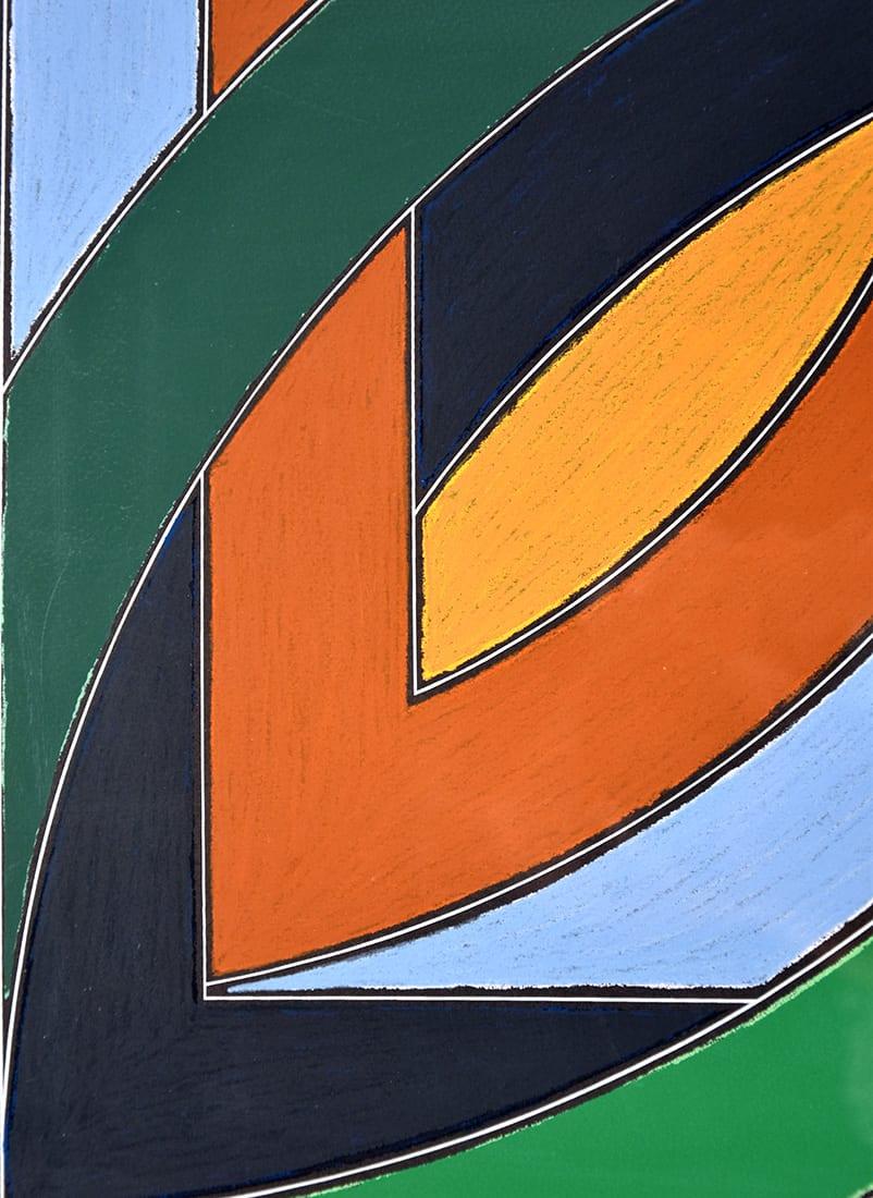 York Factory II - Abstract Expressionist Print by Frank Stella