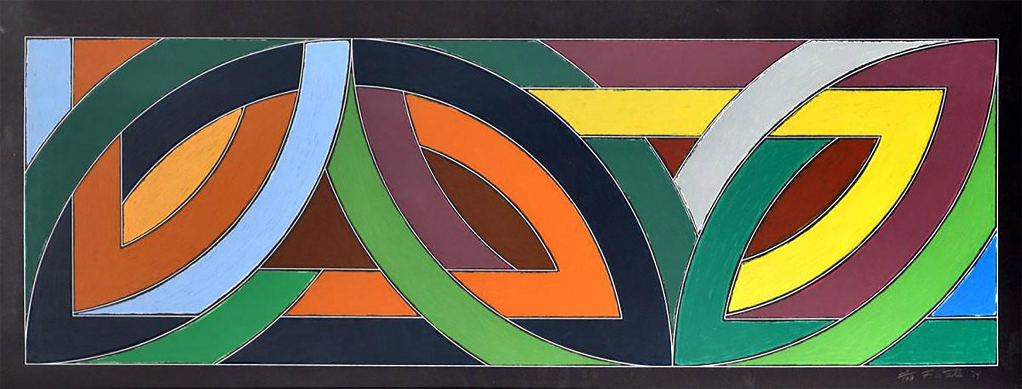 Frank Stella Abstract Print - York Factory II