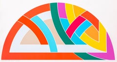 Frank Stella Protractor VI Serigraph Poster, 1968