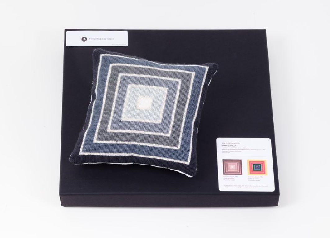 The Mesh Canvas, a collaboration between Frank Stella, Art in America and Artspace, brings to life an artist-designed project photographed in the May-June 1968 issue of Art in America. These limited-edition needlepoint cushions were produced to