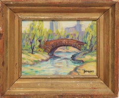 Impressionist View of Central Park by Frank Street