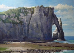 Deutsche Contemporary Kunst von Frank Suplie - Falaise d'aval, Morgens, Etretat