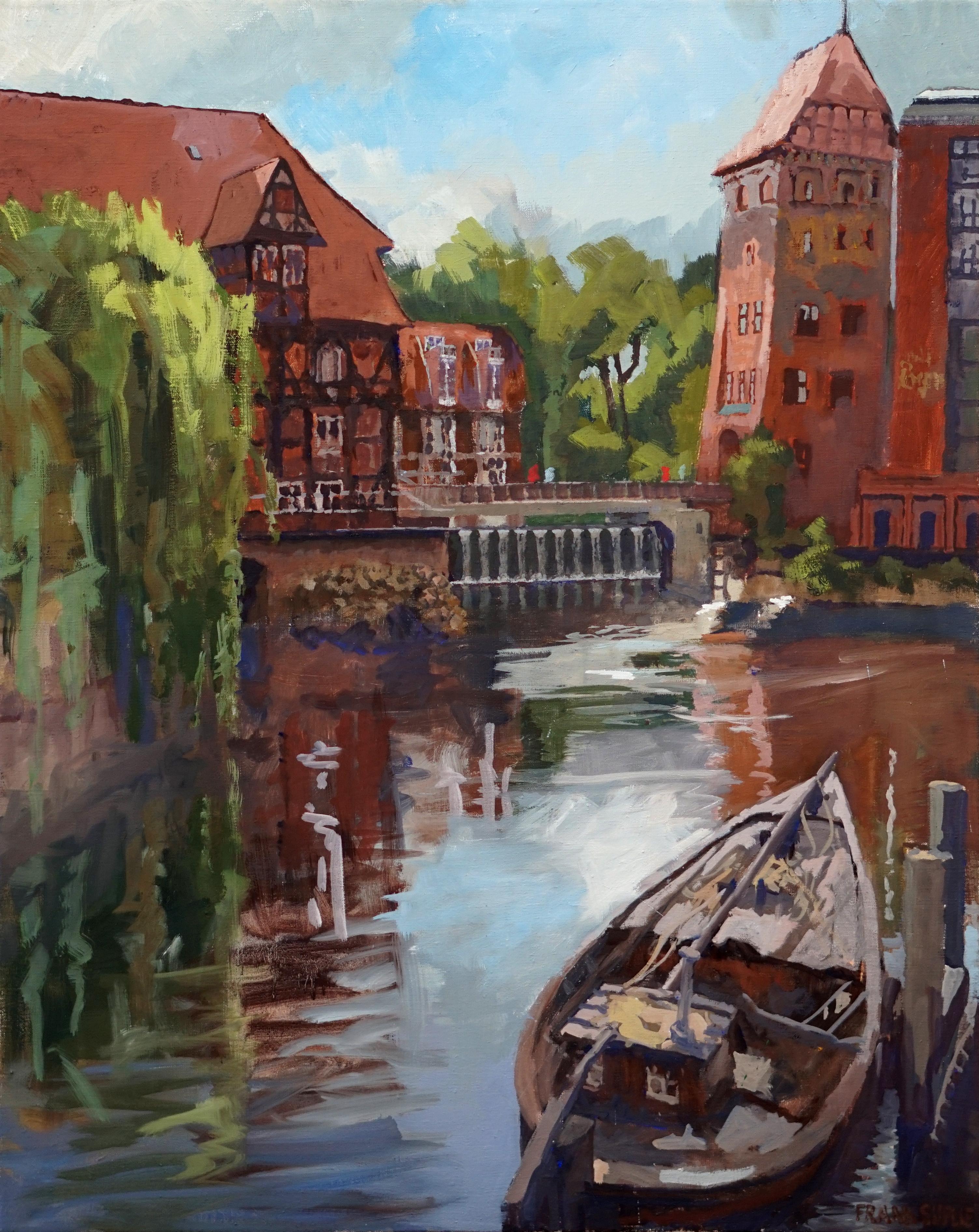 Arte contemporáneo alemán de Frank Suplie - Lüneburg, am Stintmarkt