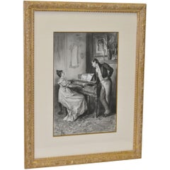 Early 20th Century Watercolor by Frank Merrill