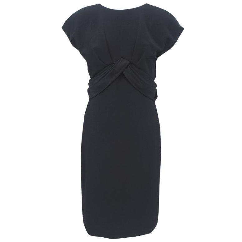 Frank Tignino LBD with Plunge Back For Sale