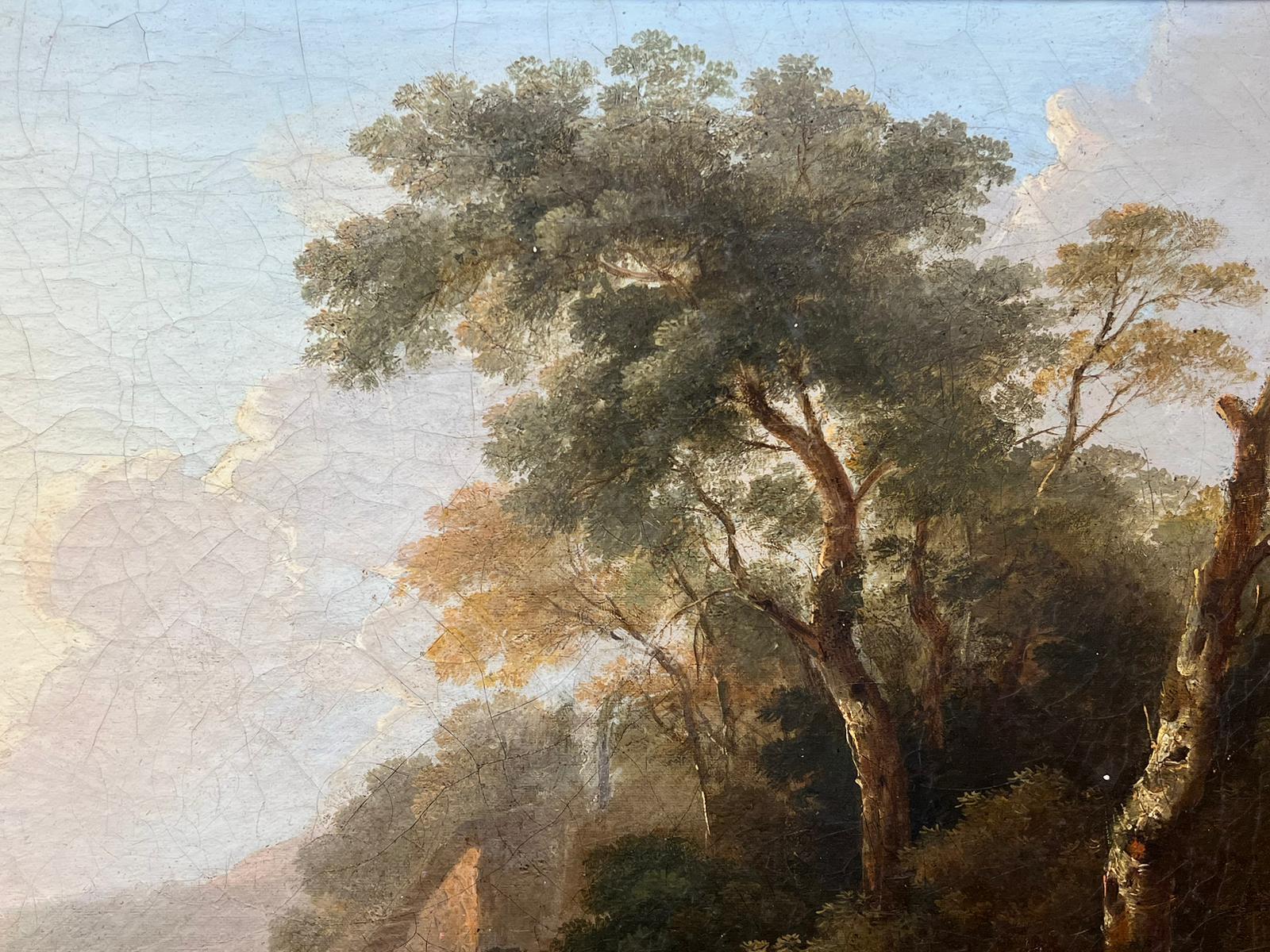 Il ragazzo Shepard che attraversa una Ford
Frank Traies (britannico, XIX sec.)
firmato e datato 1852
olio su tela, incorniciato
incorniciato: 23 x 29 pollici
dipinto: 18 x 24 pollici
provenienza: collezione privata, Inghilterra sud-occidentale
Il