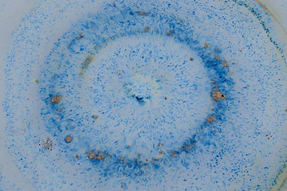 Ceramic Frank Tromborg, Danish ceramist. Own workshop. Colossal ceramic bowl. For Sale