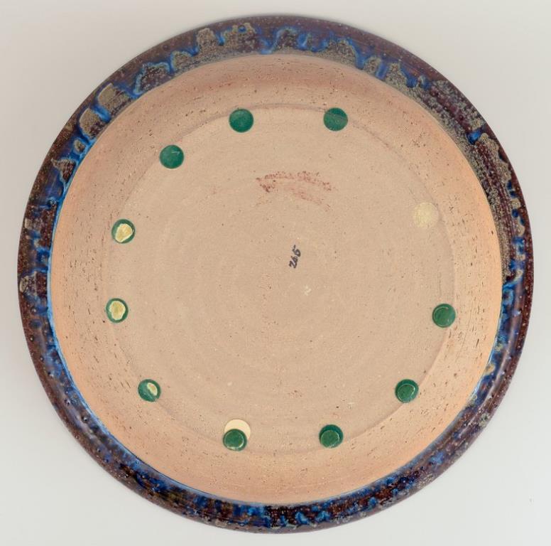 Frank Tromborg, Danish ceramist. Own workshop. Colossal ceramic bowl. For Sale 3
