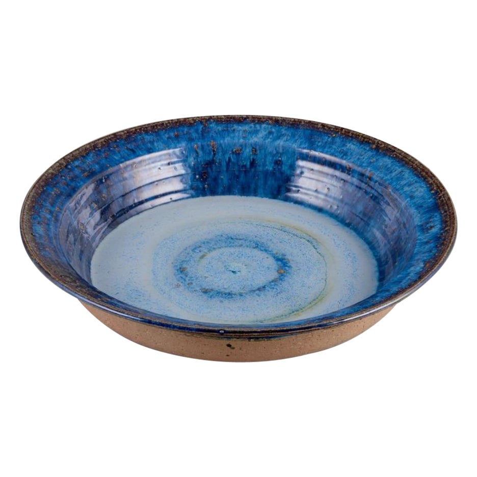 Frank Tromborg, Danish ceramist. Own workshop. Colossal ceramic bowl.