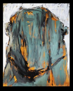 Pintura al óleo abstracta sobre lienzo en venta - única de Frank Vaders