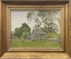 "Old Lyme Farm, Connecticut" Frank Vincent DuMond, Impressionist Landscape