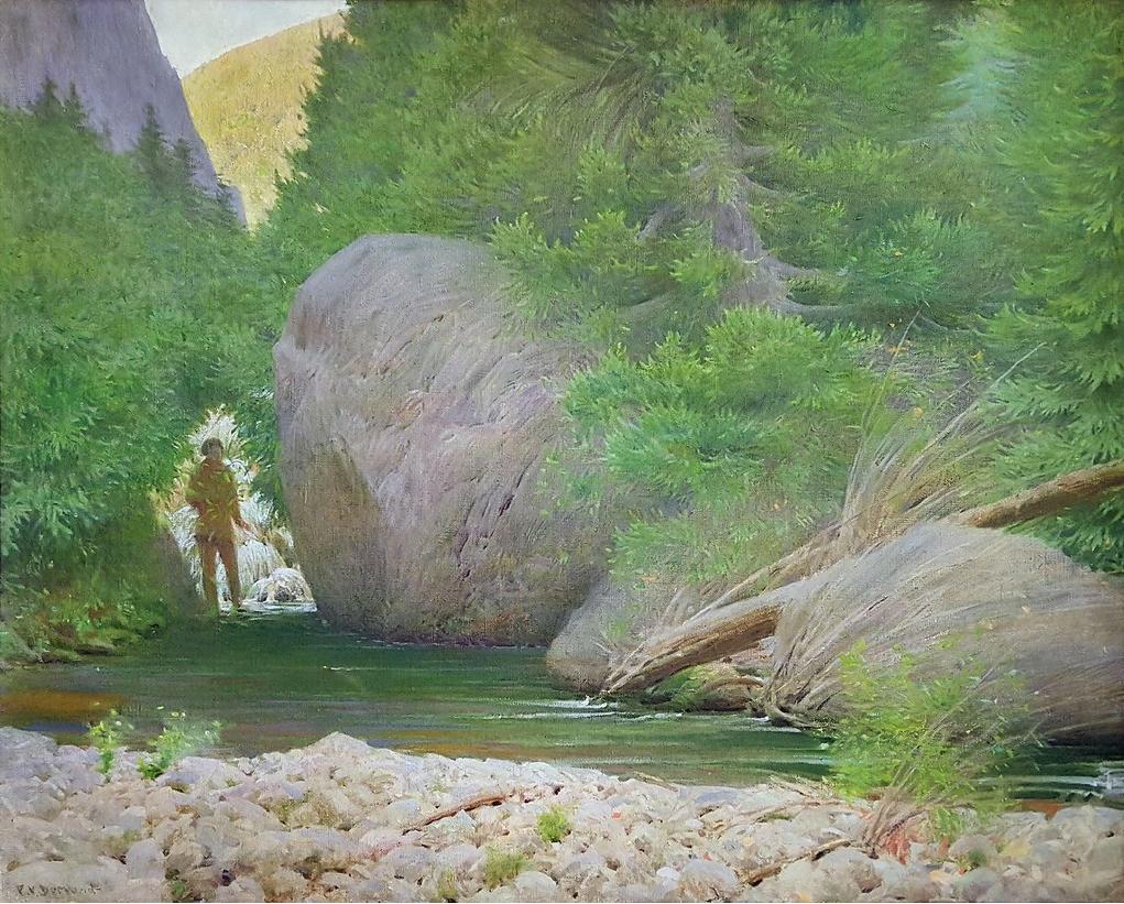 Trout Rock- American Impressionist  For Sale 3