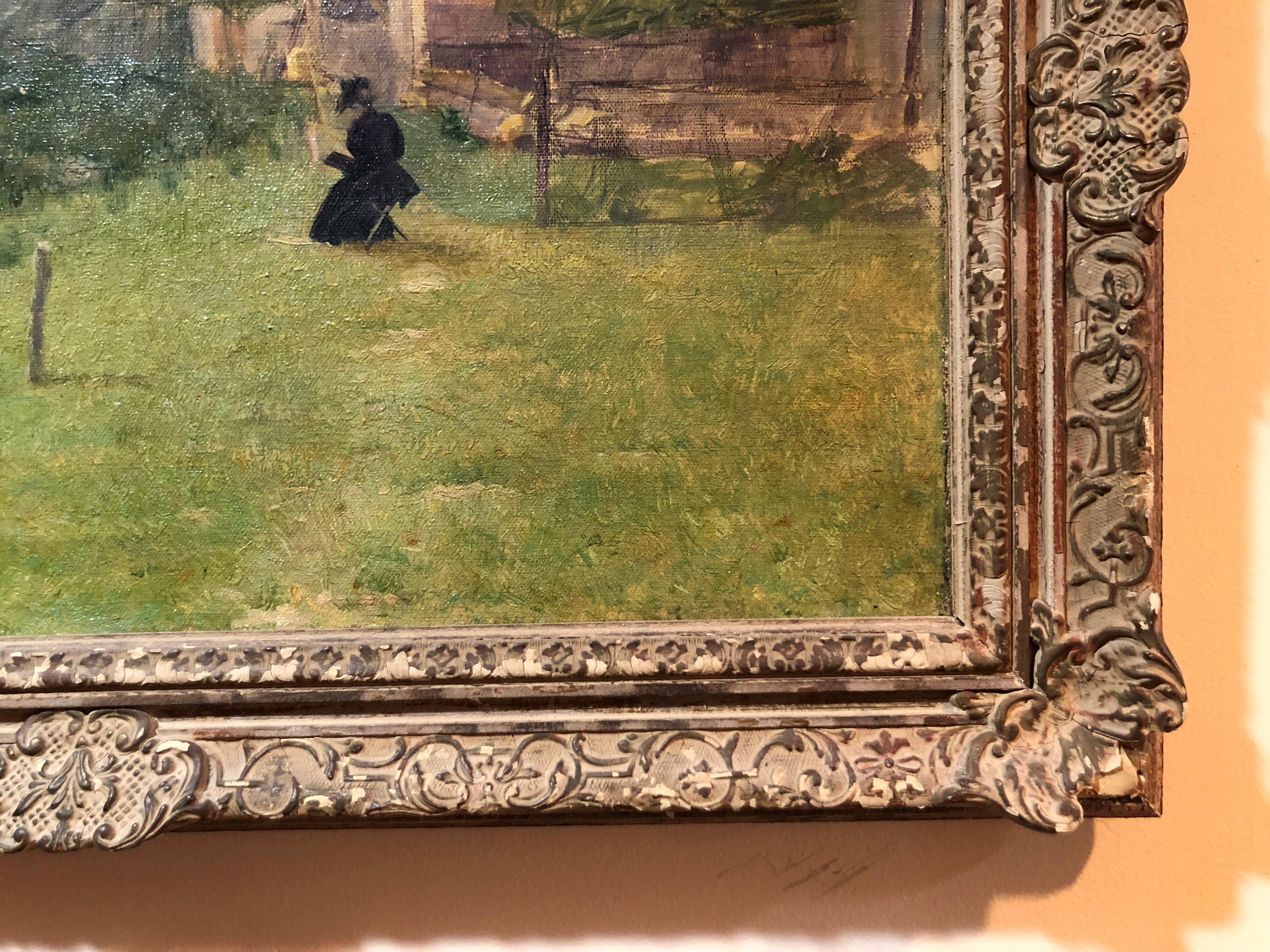 Impressionistisches Gemälde von Frank Vincent DuMond im Zustand „Gut“ im Angebot in Redding, CT