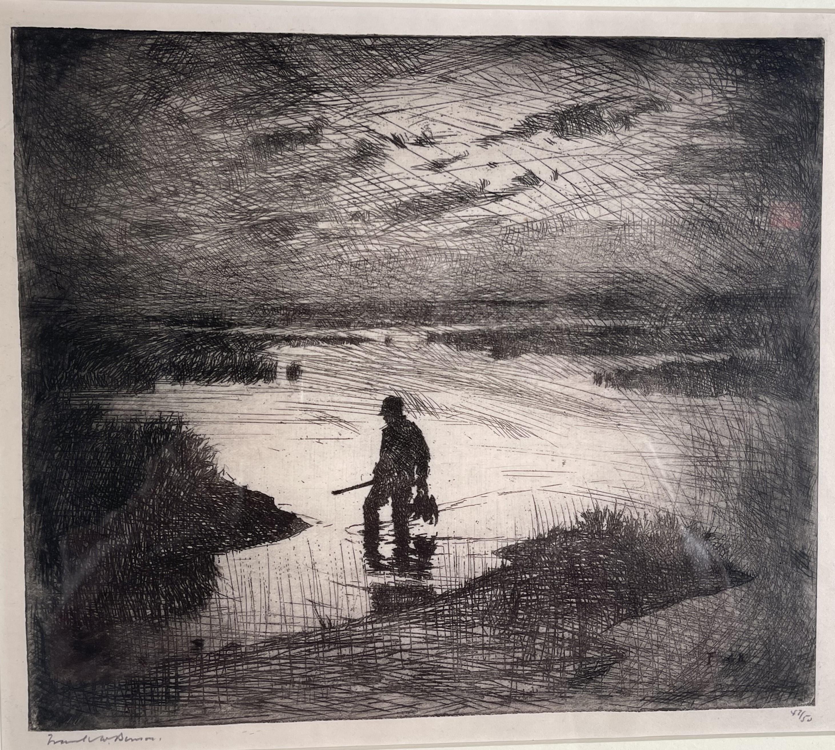 DUSK - Print by Frank W. Benson