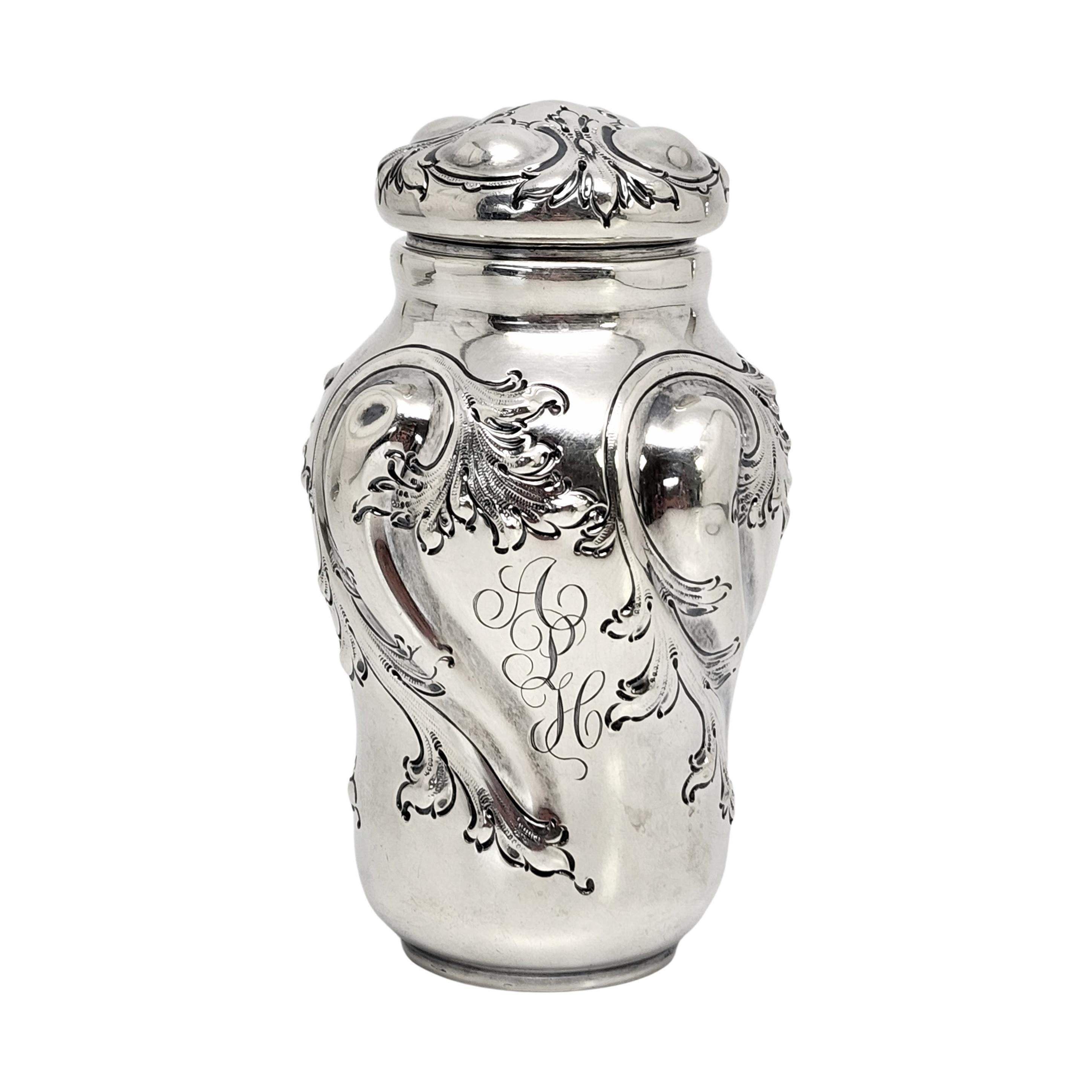Frank W. Smith per Theodore B. Starr Porta tè in argento Sterling con Monogramma in vendita 2