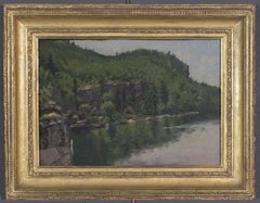 Sandstone Cliffs at the Mohonk Mountain House in the Catskills near New Paltz NY