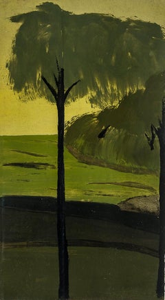 Tonal Landscape with Green and Gold