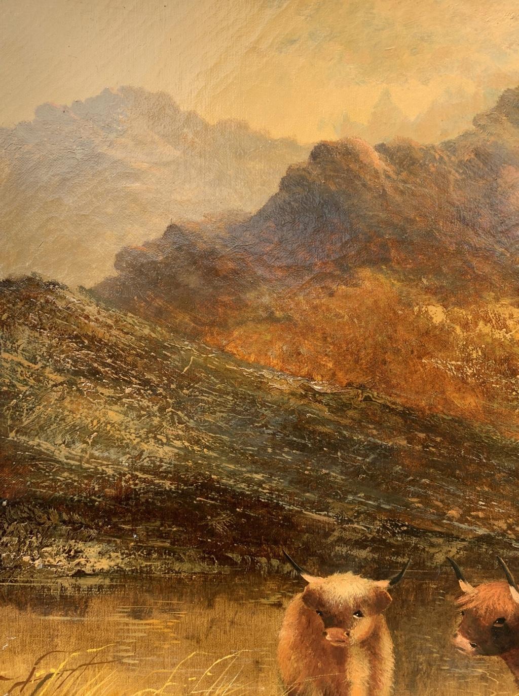 Frank Walters (pittore britannico) - Pittura paesaggistica del XIX-XX secolo - Bulls in vendita 5