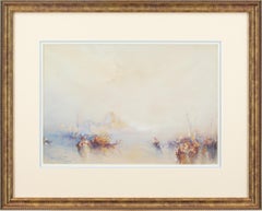 Frank Wasley, Sulla laguna al tramonto, Venezia