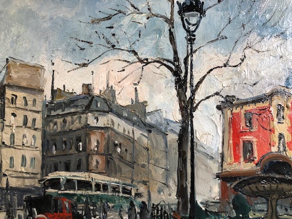 Place Pigalle - Painting by Frank Will