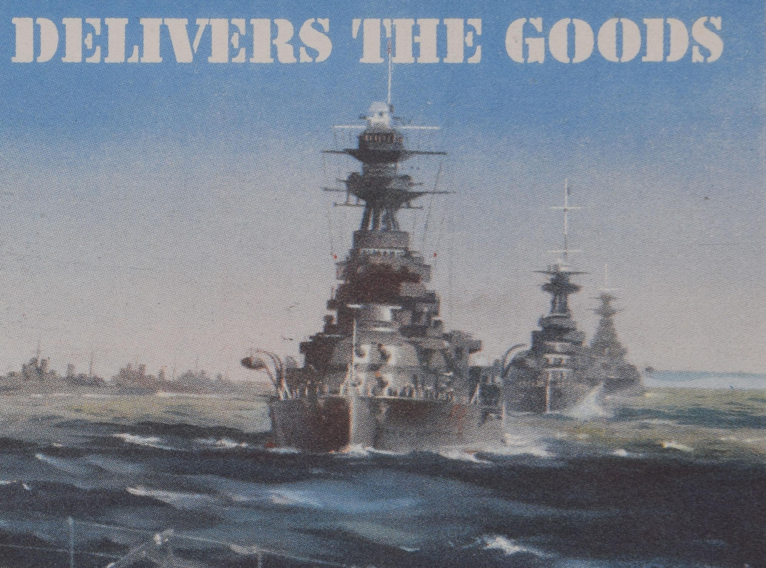 Britain Delivers the Goods, manifesto originale d'epoca di Frank Wootton in vendita 2
