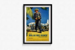 Circa 1950 original poster by Wootton - Join the Royal Air Force regiment