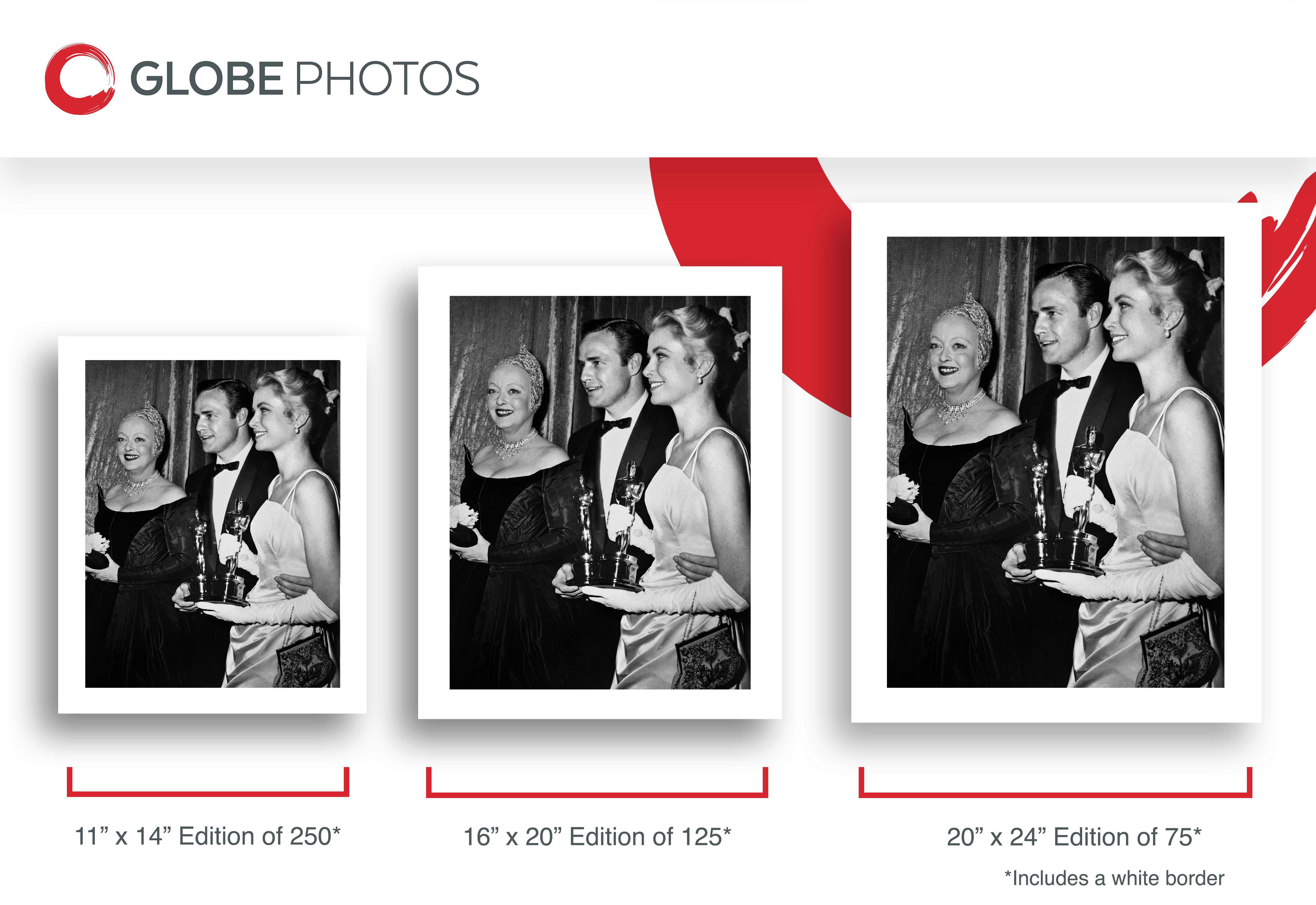 Bette Davis, Marlon Brando und Grace Kelly bei den Oscars (Zeitgenössisch), Photograph, von Frank Worth