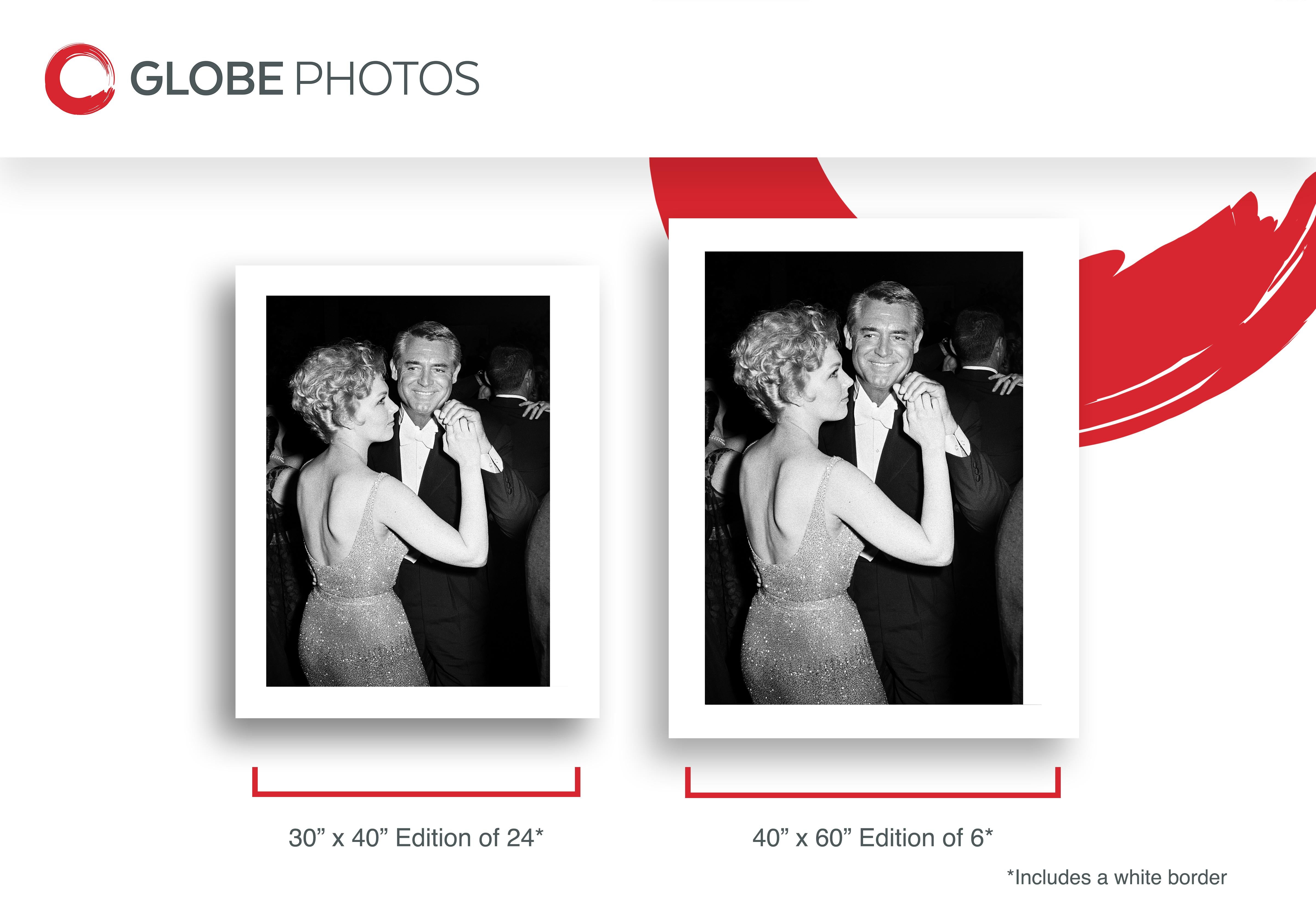 Cary Grant y Kim Novak - Black and White Photograph Negro de Frank Worth