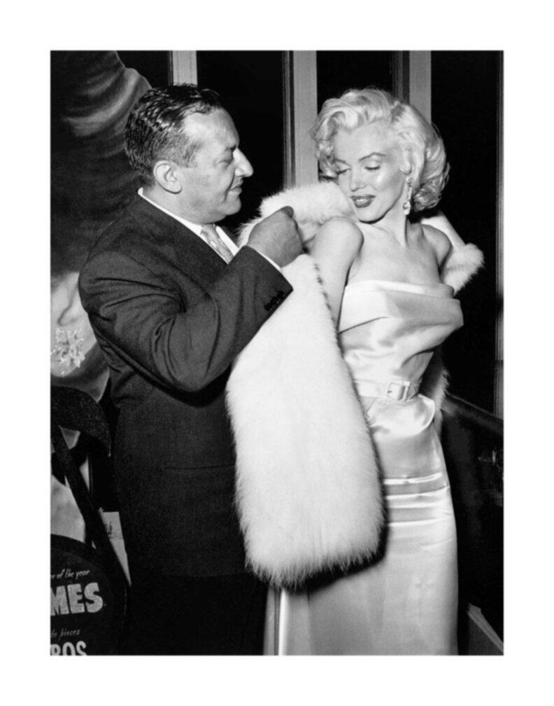 Frank Worth Portrait Photograph – Ciros Inhaber Herbert Hover und Marilyn Monroe