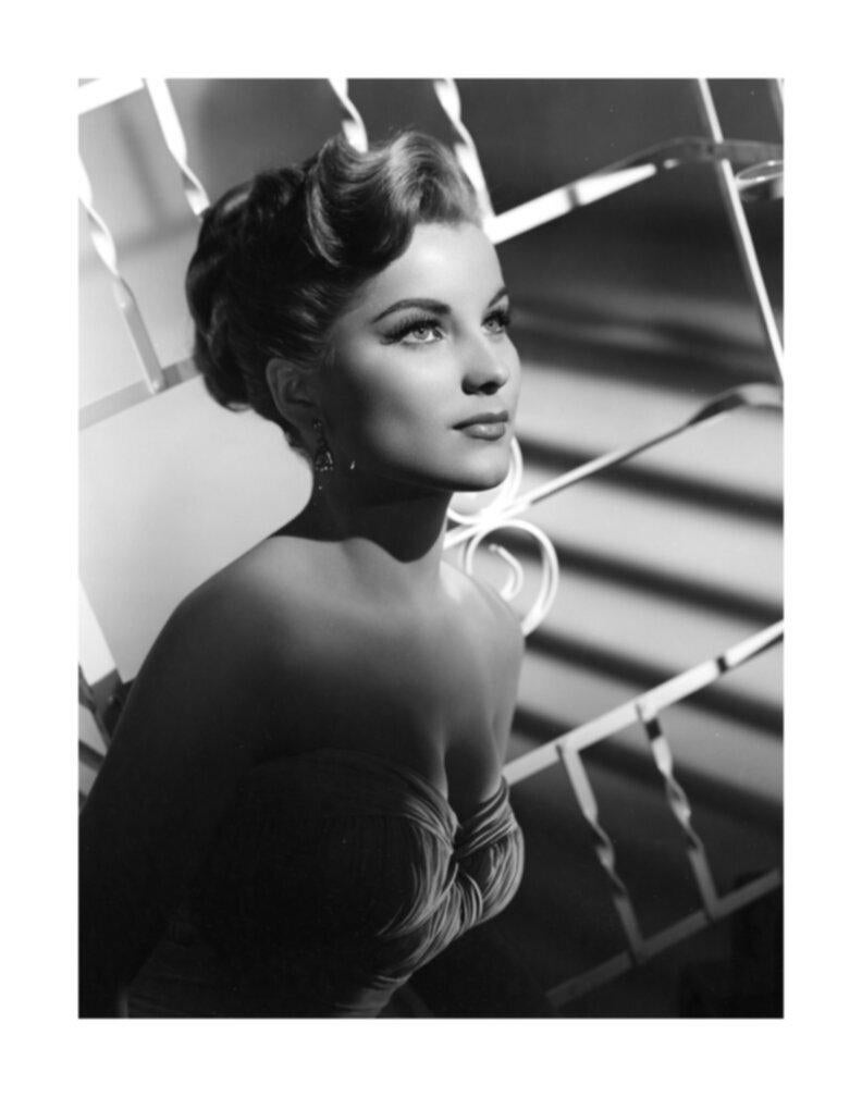 Frank Worth Black and White Photograph - Debra Paget in Dramatic Portrait