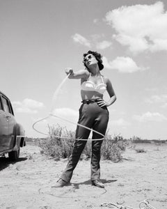 Elizabeth Taylor Spinning Lasso in Giant 16" x 20" Edition of 125