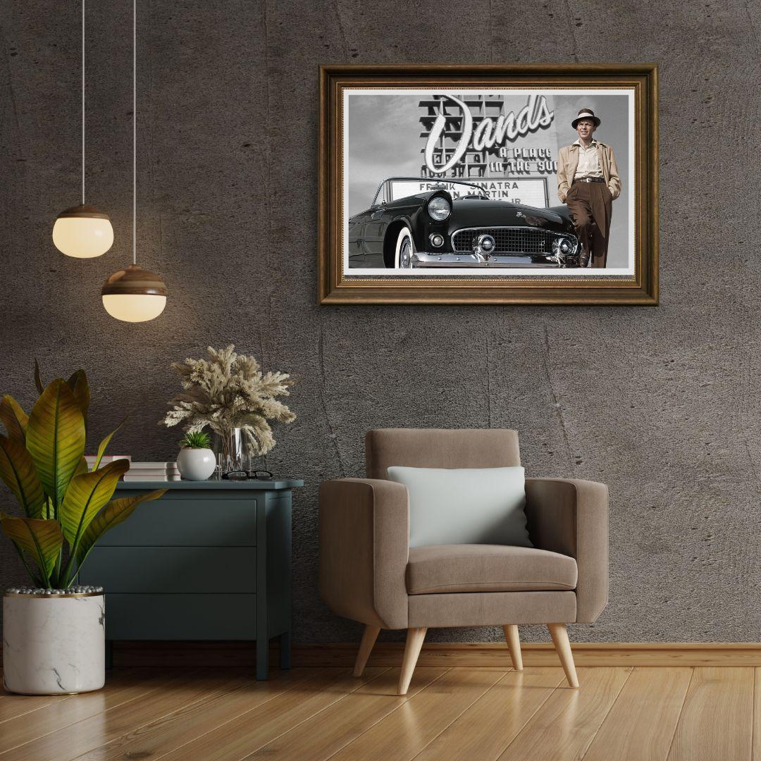 Frank Sinatra à l'hôtel Sands - Photograph de Frank Worth