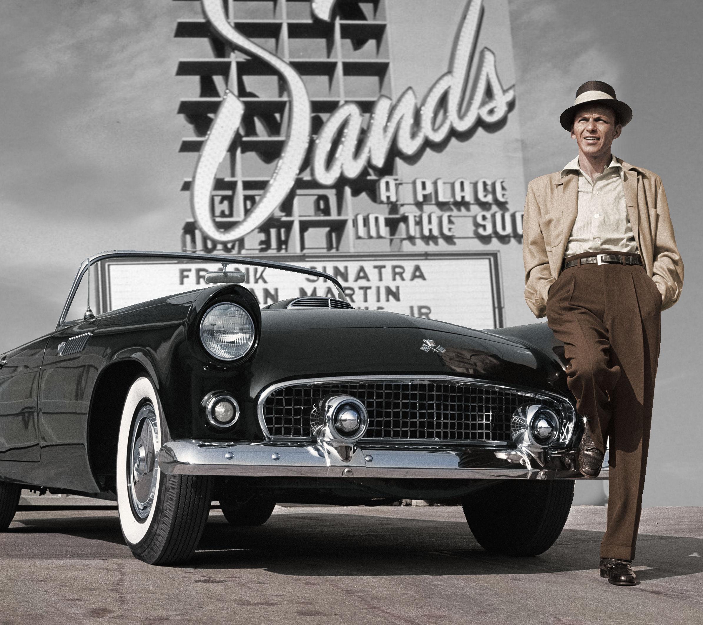 Portrait Photograph Frank Worth - Frank Sinatra à l'hôtel Sands