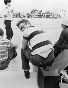 James Dean At A Car Rally -  Oversize Limited Print