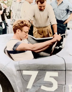 James Deann At A Car Rally -  Oversize Limited Print