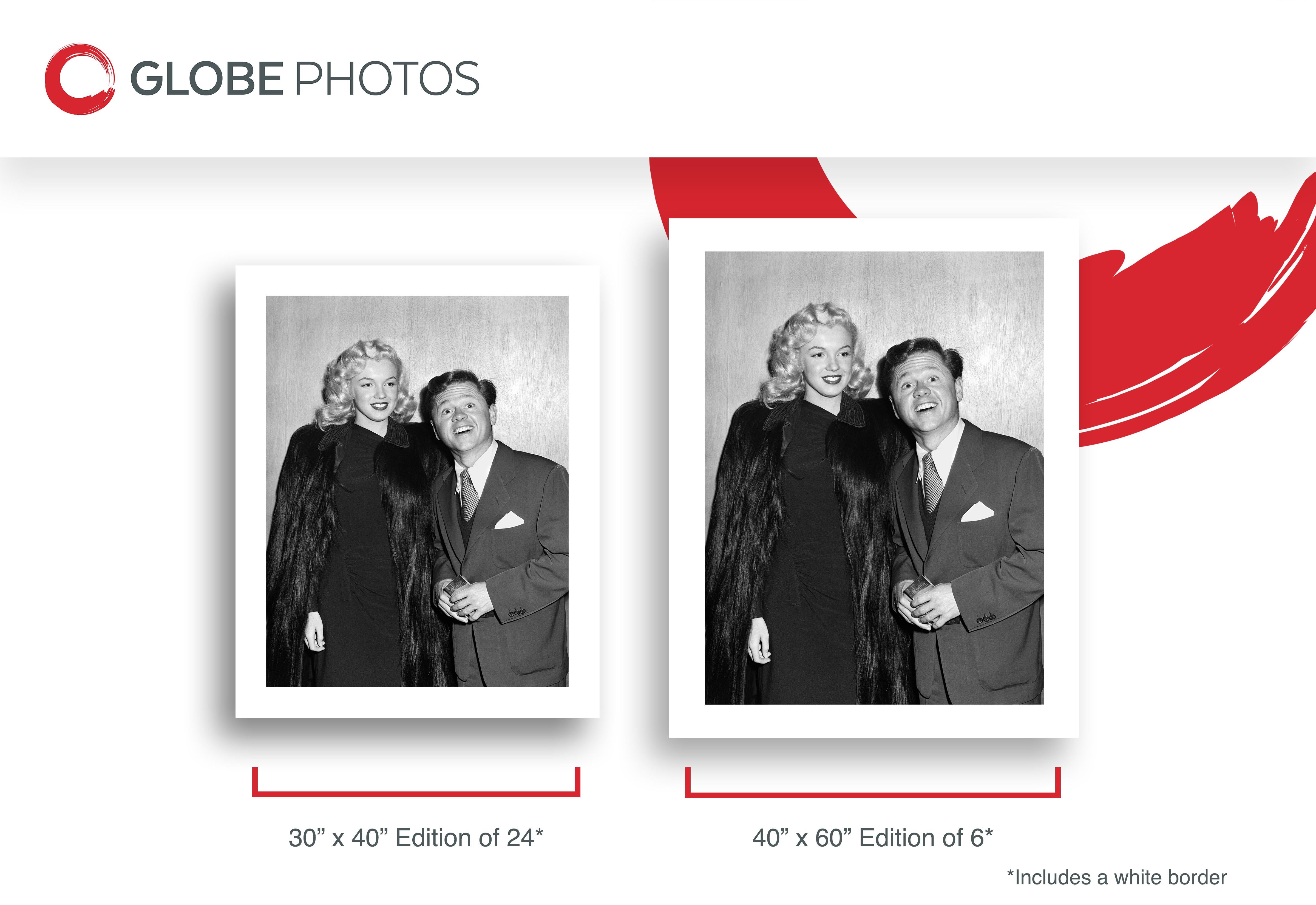 Marilyn Monroe & Mickey Rooney
 
This listing is for a limited edition archival print.

What's included:
- Limited Edition Archival Print
- Numbered Certificate of Authenticity

Sizes and Editions Available:
14