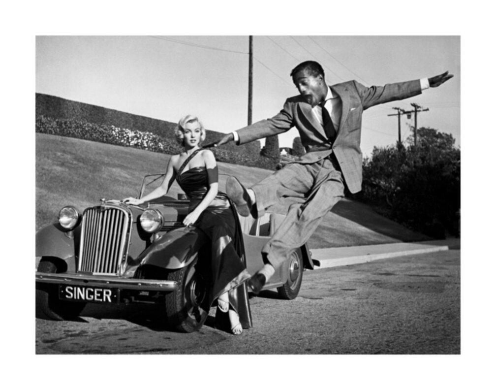 Frank Worth Portrait Photograph - Marilyn Monroe and Sammy Davis Jr in "How to Marry a Millionaire"