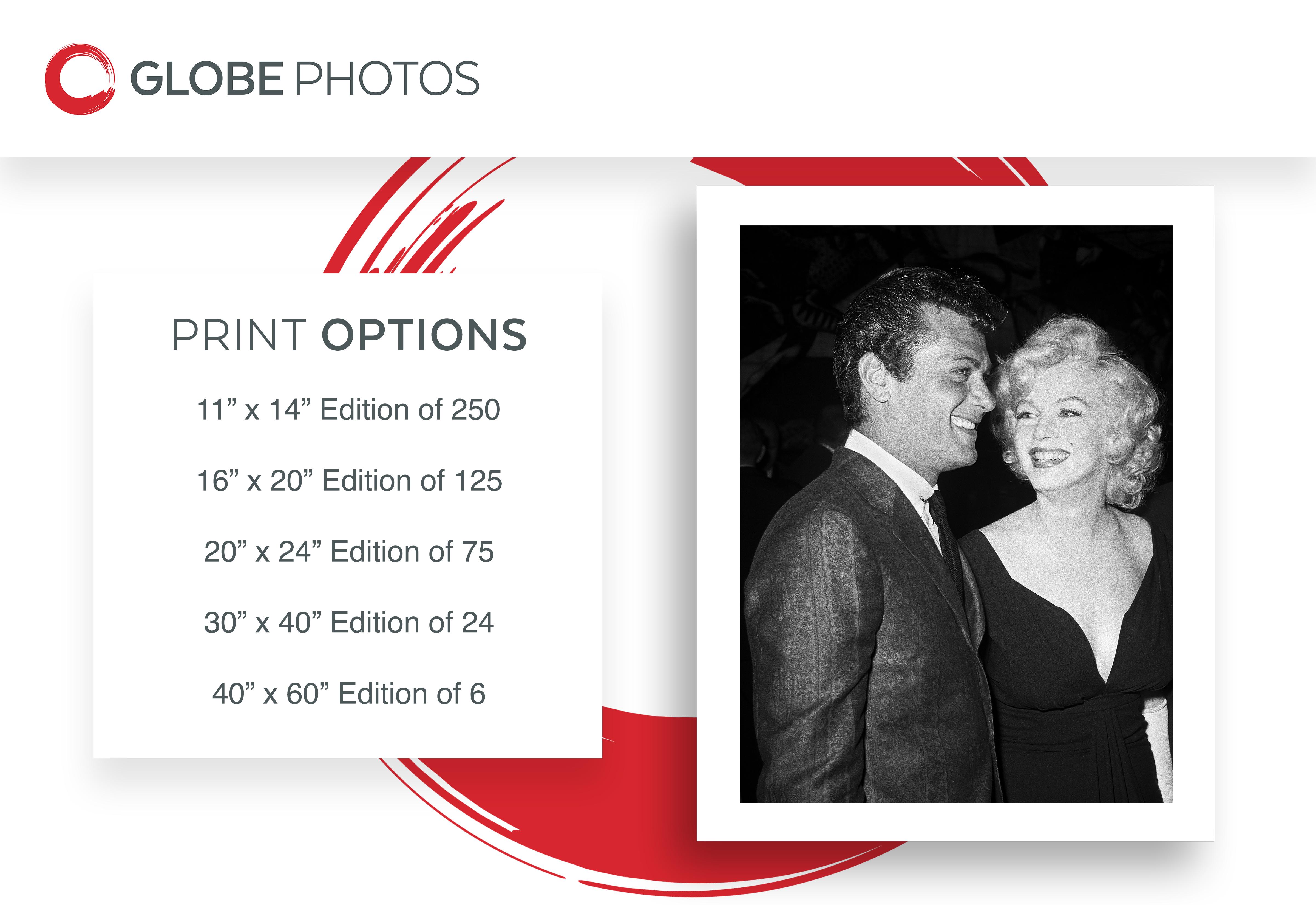 Marilyn Monroe y Tony Curtis - Photograph de Frank Worth