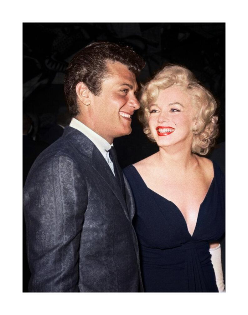 Frank Worth Color Photograph - Marilyn Monroe and Tony Curtis