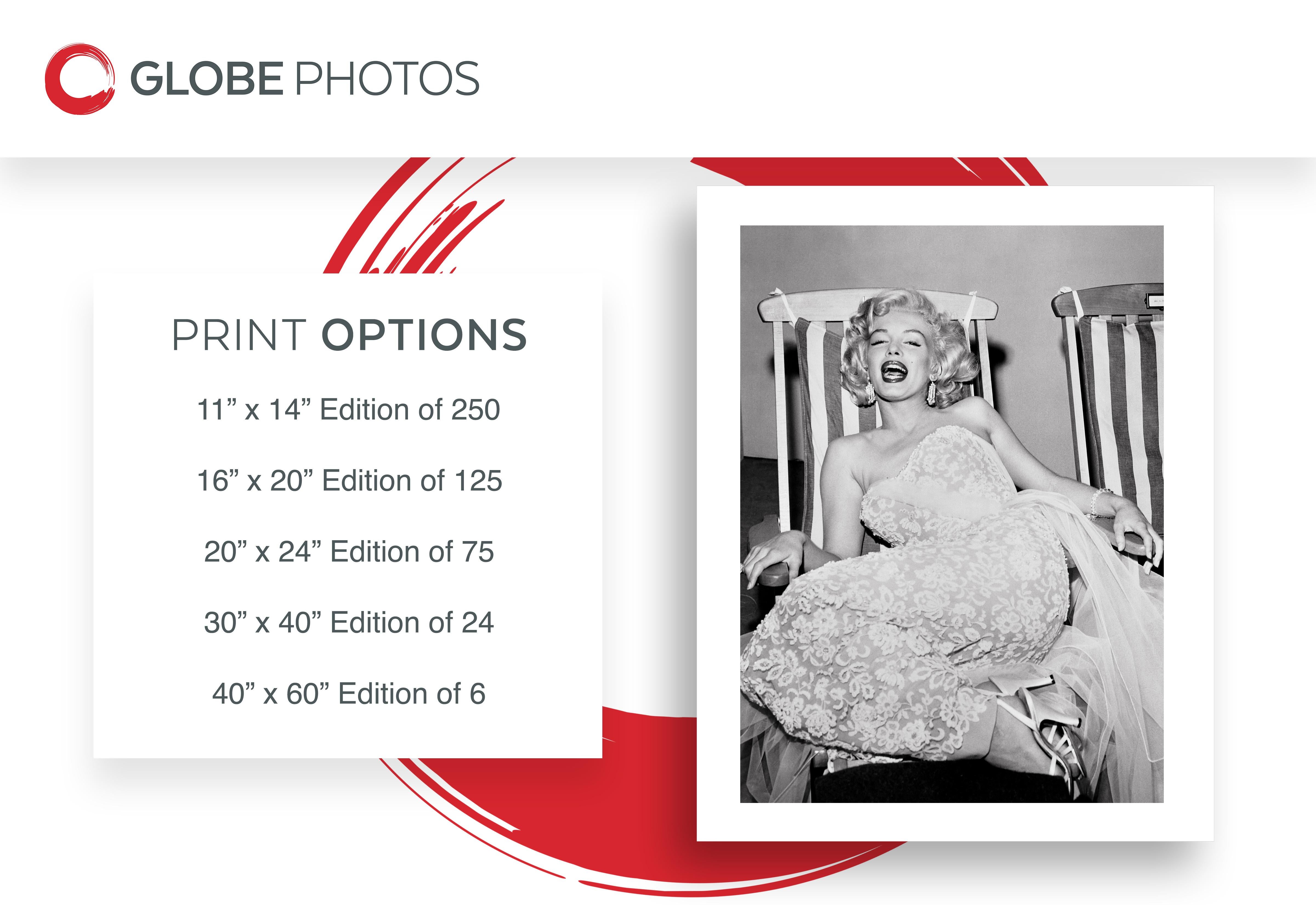 Marilyn Monroe in sedia a sdraio - Photograph di Frank Worth