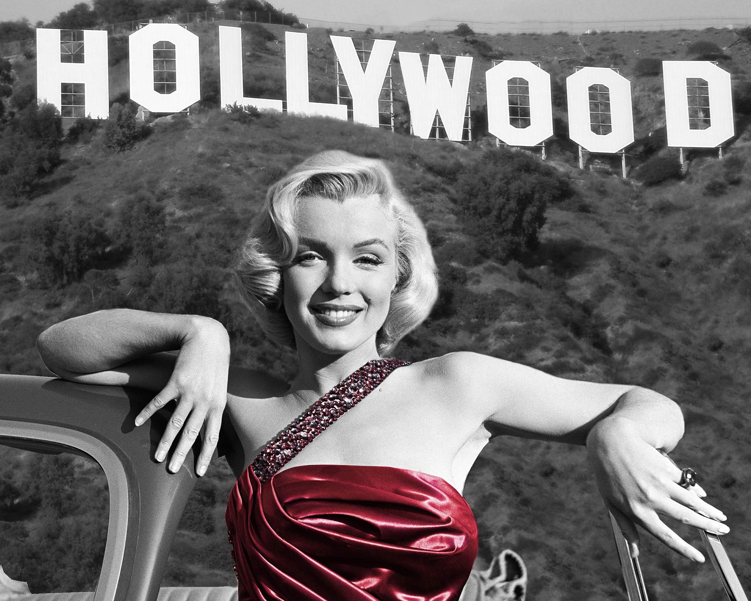 Color Photograph di Frank Worth - Marilyn Monroe a Hollywood